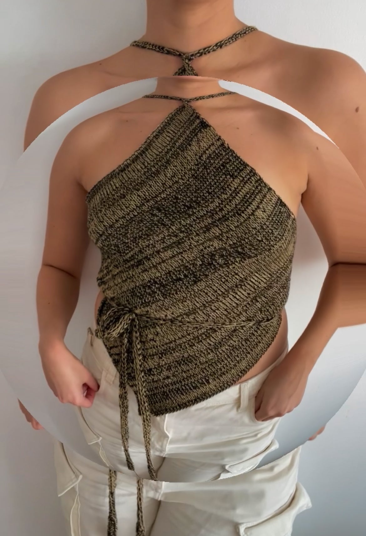 TOP DIAMOND BLACK x NUDE