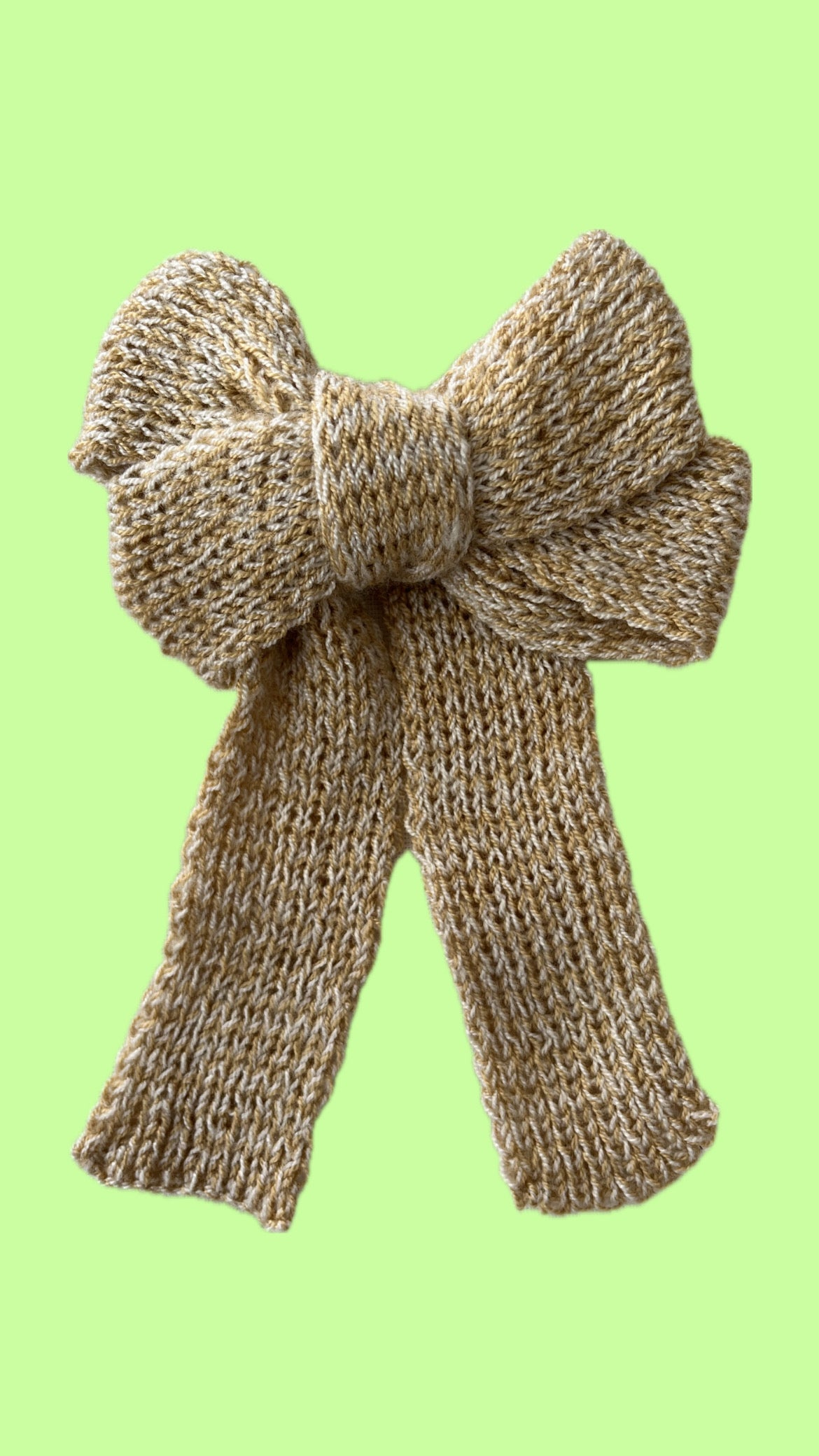 KHAKI x HUESO HAIR BOW