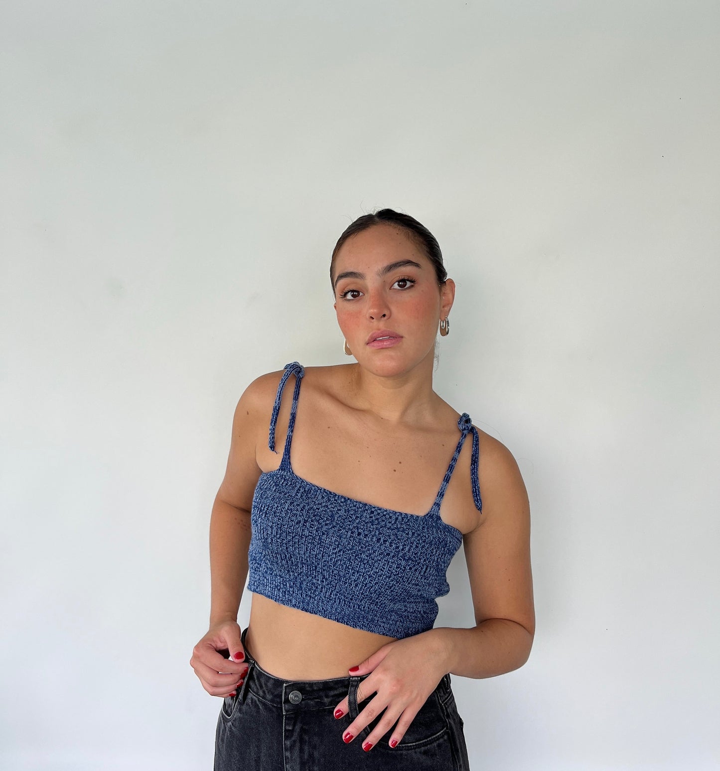 BASIC TOP BLUE x BABYBLUE