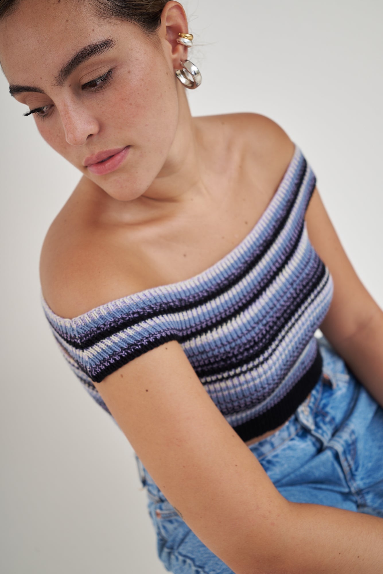 BASIC TOP BLUE x OCEAN LINES