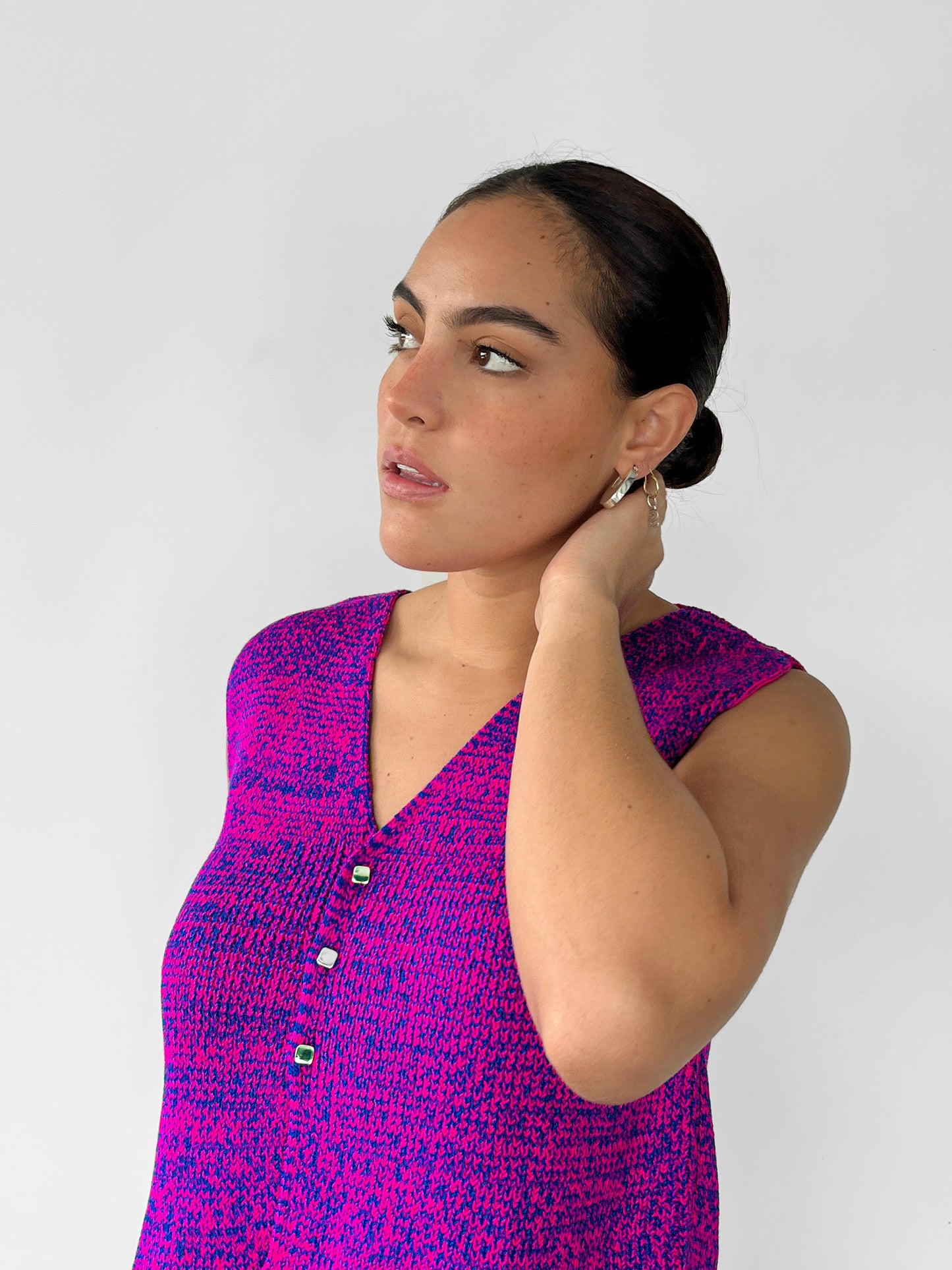 FUCSIA x PURPLE. CHALECO