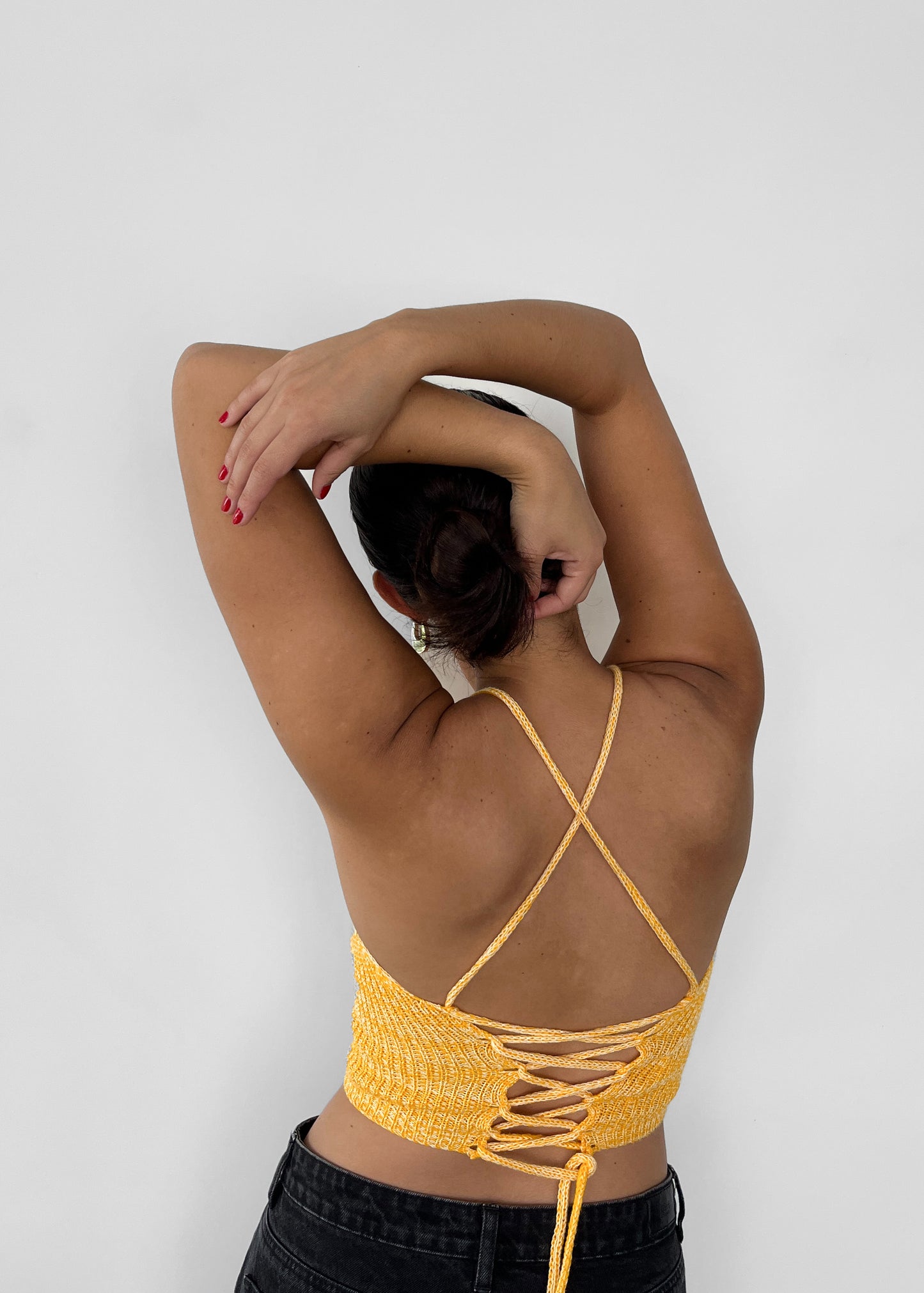 YELLOW x HUESO . KNIT X