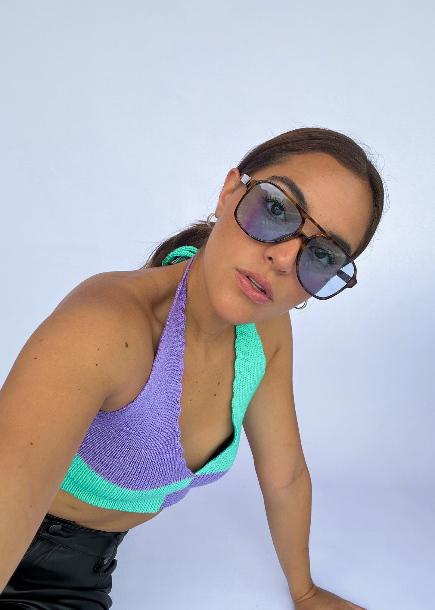 BASIC TOP MENTA x LILA